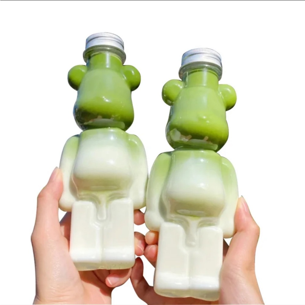 COPY - NEW Bearbrick Be@r Rick Water/Drink/Decoration Bottle with aluminum lid …
